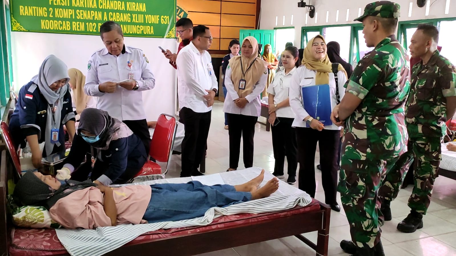 Kodim 1015/Sampit Gelar Kegiatan KB Kesehatan 2025, Wujud Nyata Sinergi TNI dan Pemerintah