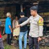 Polsek Sabangau Respon Cepat Kebakaran Rumah Kosong di Kelurahan Sabaru